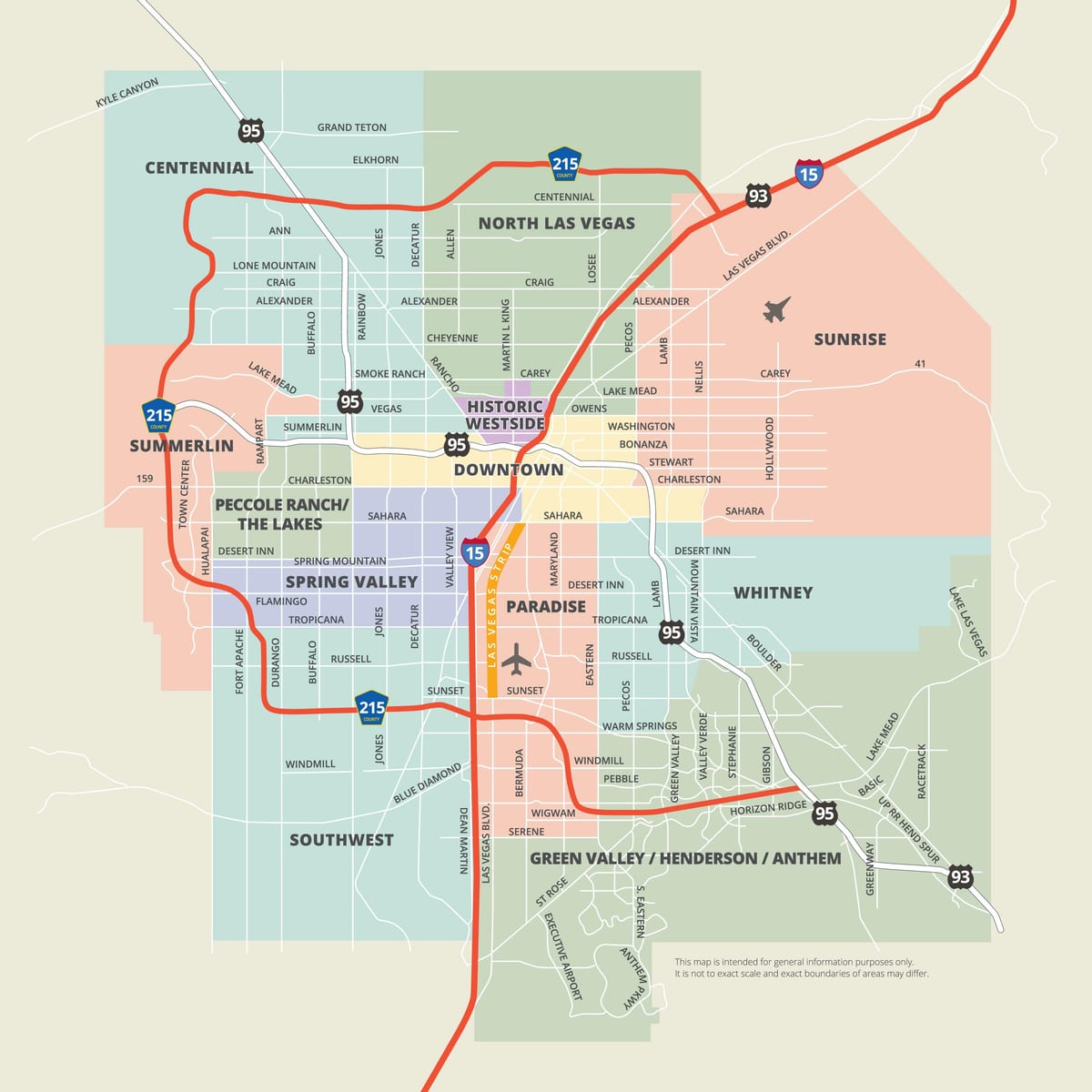 mappa Vegas